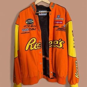 vintage reese’s nascar racing jacket #29 harvick size 3x